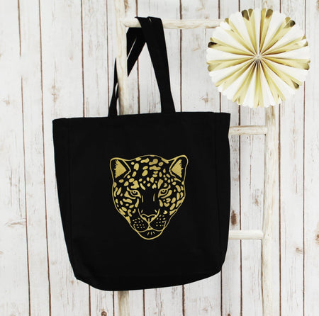 Leopard best sale tote bag