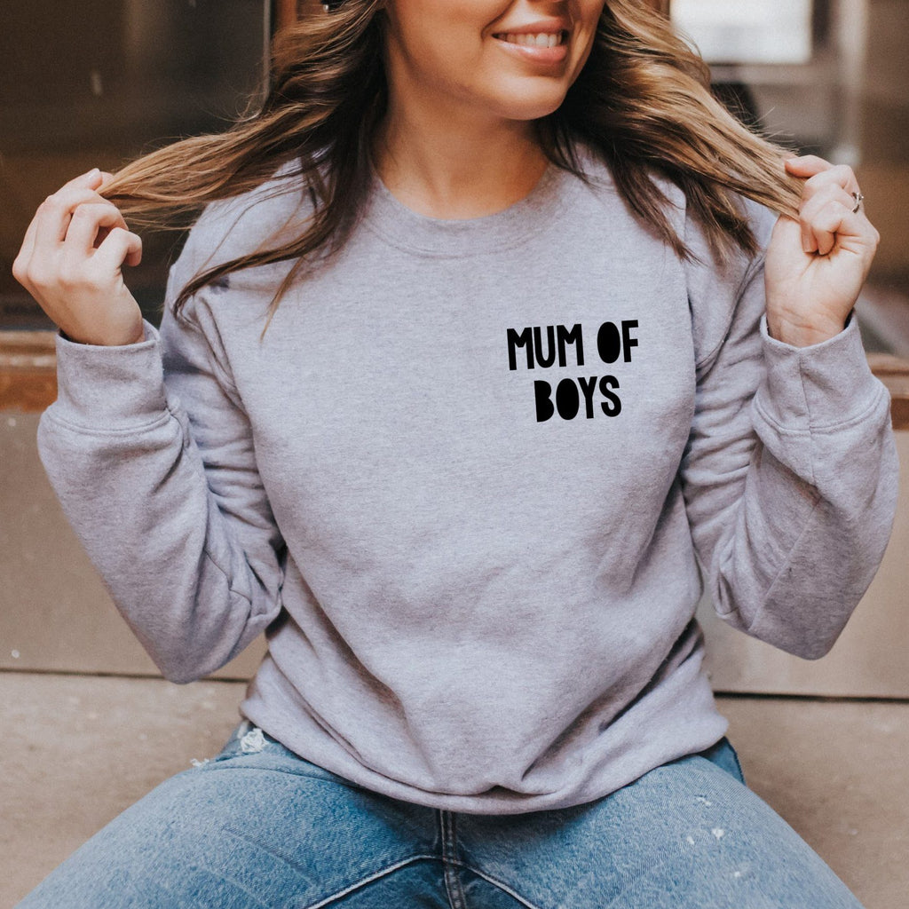 Mum of Boys Ladies Sweatshirt - Betty Bramble