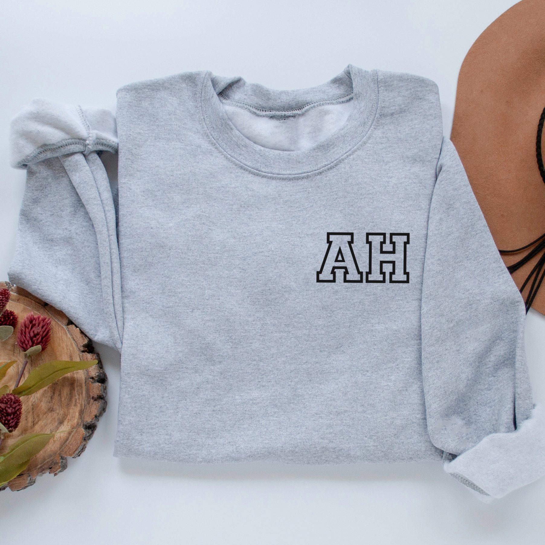 Sweatshirts on sale with initials